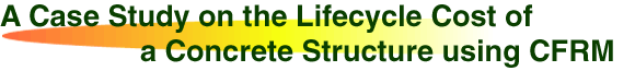 A Case Study on the Lifecycle Cost of a Concrete Structure using CFRM